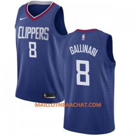 Maillot NBA Los Angeles Clippers Danilo Gallinari 8 Nike 2017-18 Bleu Swingman - Homme